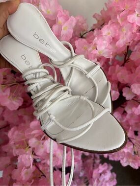 Vintage Made in SPAIN BEBE WRAP HEELS